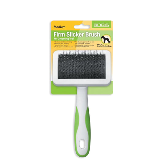 Andis Firm Slicker Brush Lime Green For Dog/Cat