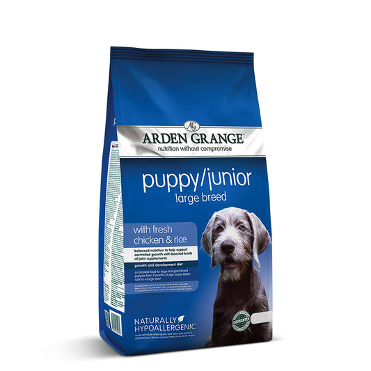 Arden Grange Puppy/Junior Fresh Chicken & Rice Dry Dog Food - Large Breed