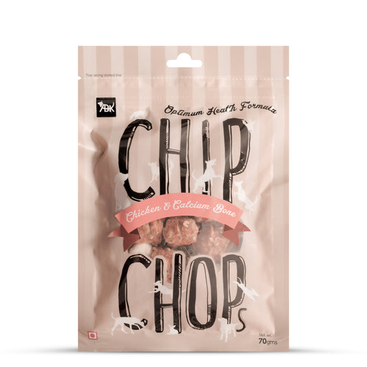Chip Chops Chicken & Calcium Bone Dog Meaty Treat - 70g