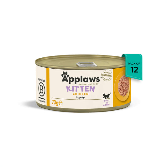 Applaws Chicken Breast Canned Kitten Food - Wet Cat Food - All Breeds - 70g