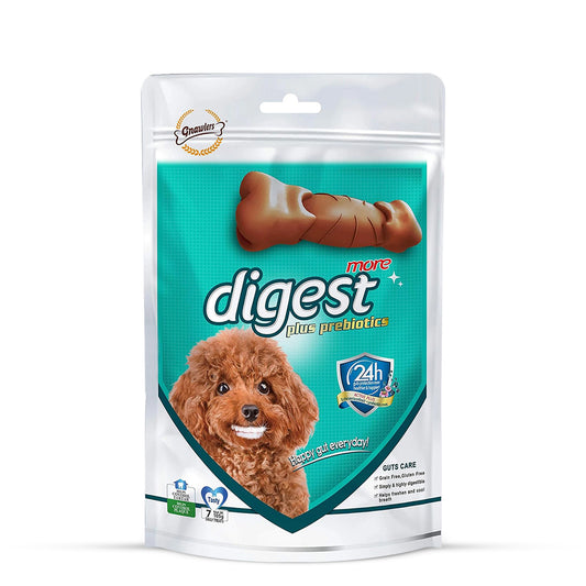 Gnawlers Digest More – Plus Prebiotics Dog Treat – 7-in-1 – 105g