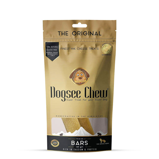 Dogsee Chew Medium Bars Long-Lasting Dental Chews for Medium Dogs – 140g