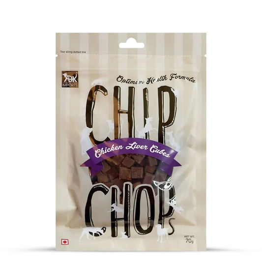 Chip Chops Chicken Liver Cubes Dog Meaty Treat - 70g