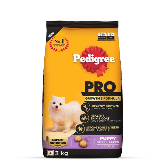 Pedigree PRO Expert Nutrition Chicken Small Breed Puppy Dry Dog Food - 3kg