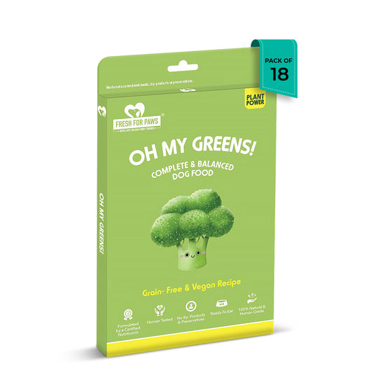 Fresh For Paws Oh My Green Wet Dog Food - All Breed Adult