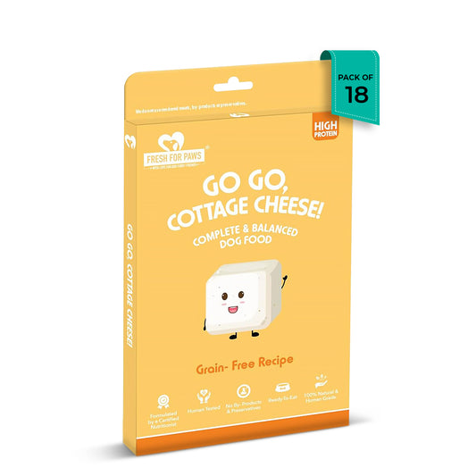 Fresh For Paws Go Go Cottage Cheese Fresh Wet Dog Food - All Breed Adult