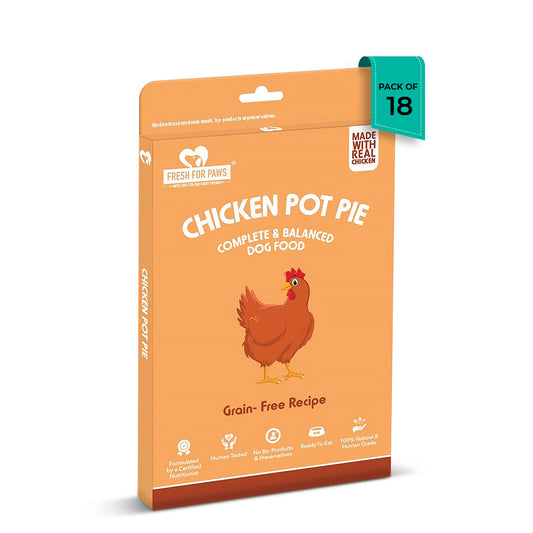 Fresh For Paws Chicken Pot Pie Fresh Dog Food - All Breed Adult
