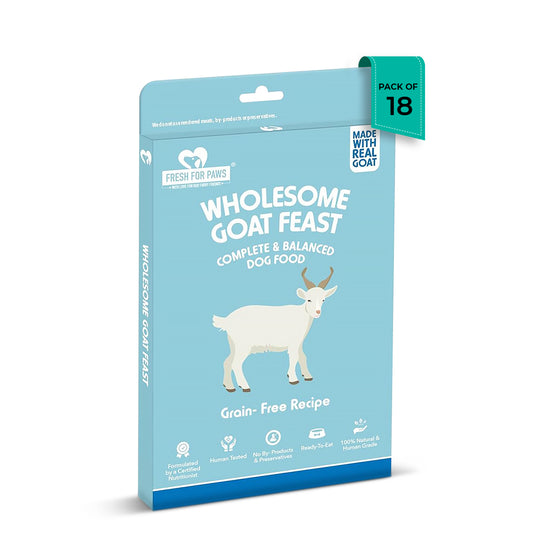 Fresh For Paws Wholesome goat Feast Fresh Dog Food - All Breed Adult