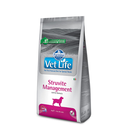 Farmina Vet Life Natural Diet Dog Struvite Management Veterinary Dry Dog Food - All Breed Adult - 2kg