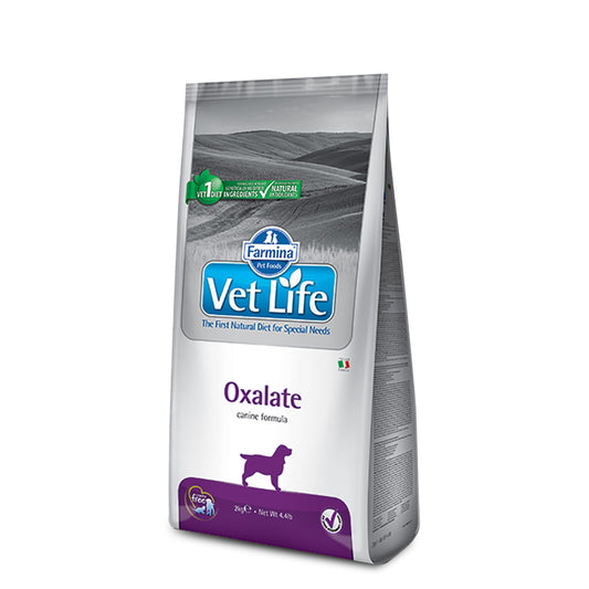 Farmina Vet Life Natural Diet Dog Oxalate Veterinary Dry Dog Food - All Breed Adult - 2kg