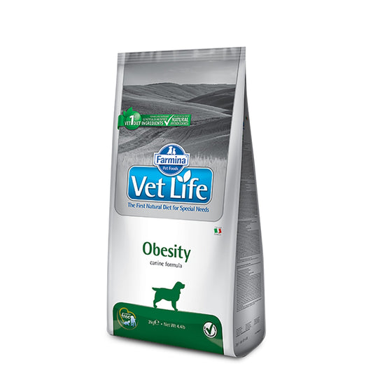 Farmina Vet Life Natural Diet Obesity Dry Dog Food - All Breed Adult