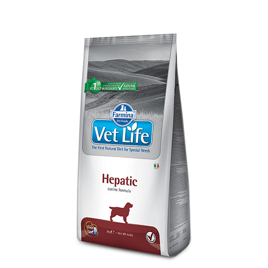 Farmina Vet Life Natural Diet Hepatic Dry Dog Food - All Breed Adult - 2kg