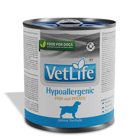 Farmina Vet Life Natural Diet Hypoallergenic Fish & Potato Wet Dog Food - All Breed Adult - 300g
