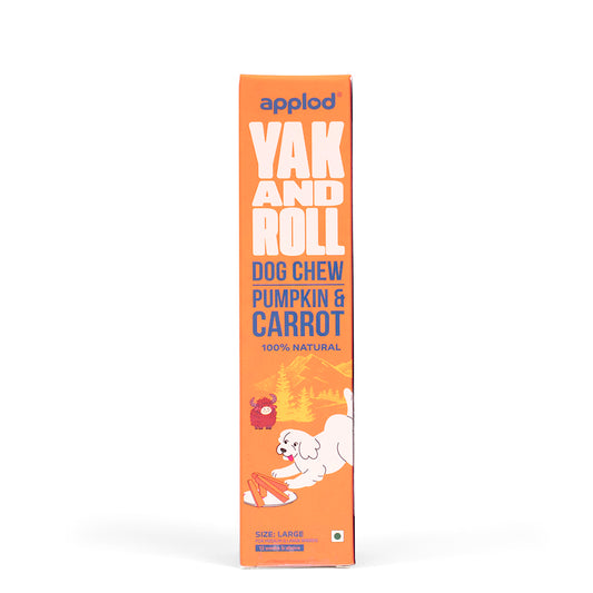 Applod Pumpkin & Carrot Yak Chew for Dogs