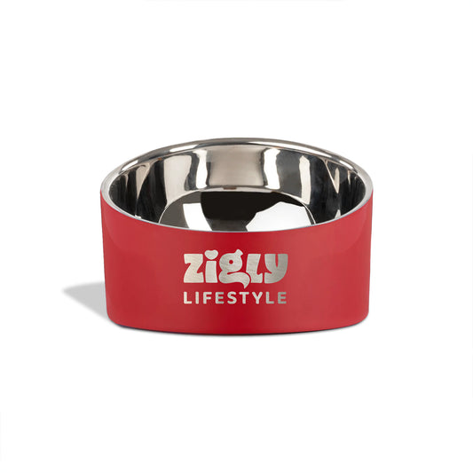 ZL Ultimate Double Walled Cat Bowl – Red 