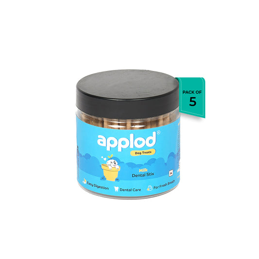 Applod Dental Stix Milk Flavour Dog Treat - 220g